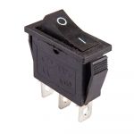 Перемикач клавішний КП-36 220В, чорний, TAKEL [505458ч]