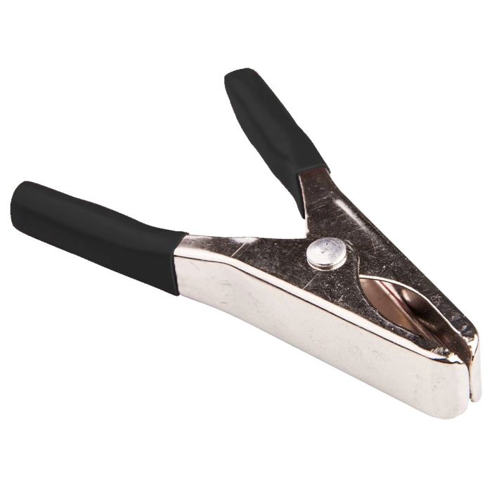 Зажим електричний ЗКС-7 (75мм) чорний, TAKEL [505612]