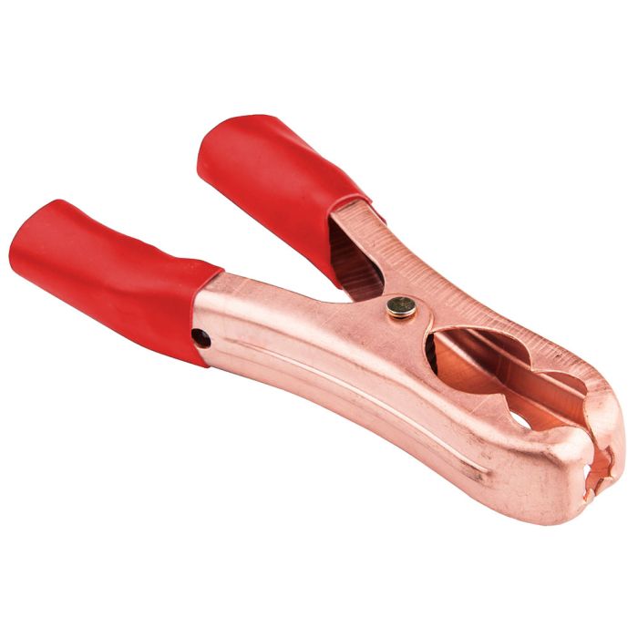 Зажим електричний ЗКС-10 (120мм) червоний, TAKEL [505621]