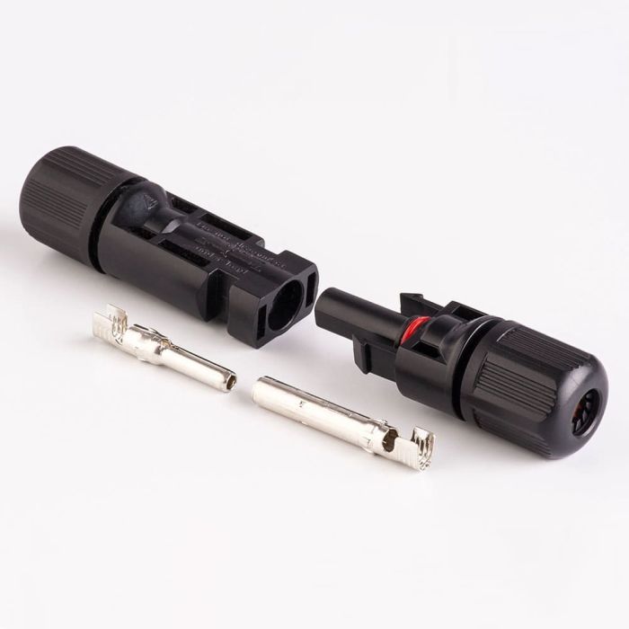 Конектор MC-4 для сонячних панелей, 4 мм.кв., пара (тато+мама), TAKEL [507000]