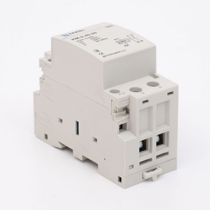 Контактор модульний КМ-2-40-20 40А 2NO, TAKEL [507322]