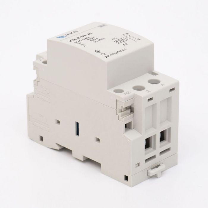 Контактор модульний КМ-2-63-20 63А 2NO, TAKEL [507323]