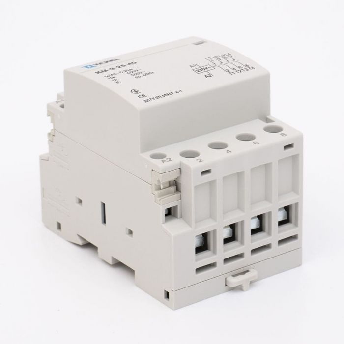 Контактор модульний КМ-3-25-40 25А 4NO, TAKEL [507356]