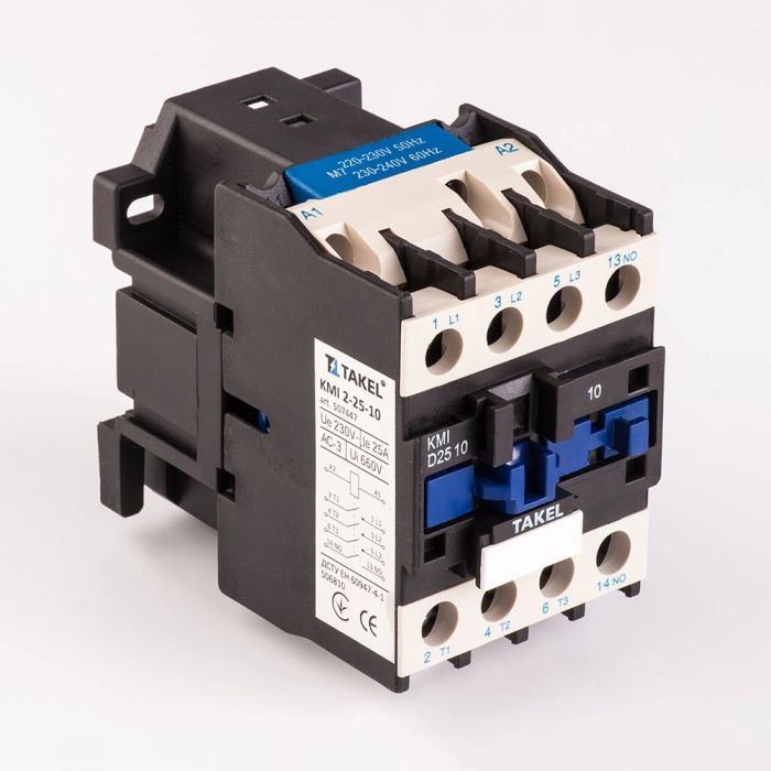 Контактор КМІ 2-25-10 25А 230В 1NO, TAKEL [507447]