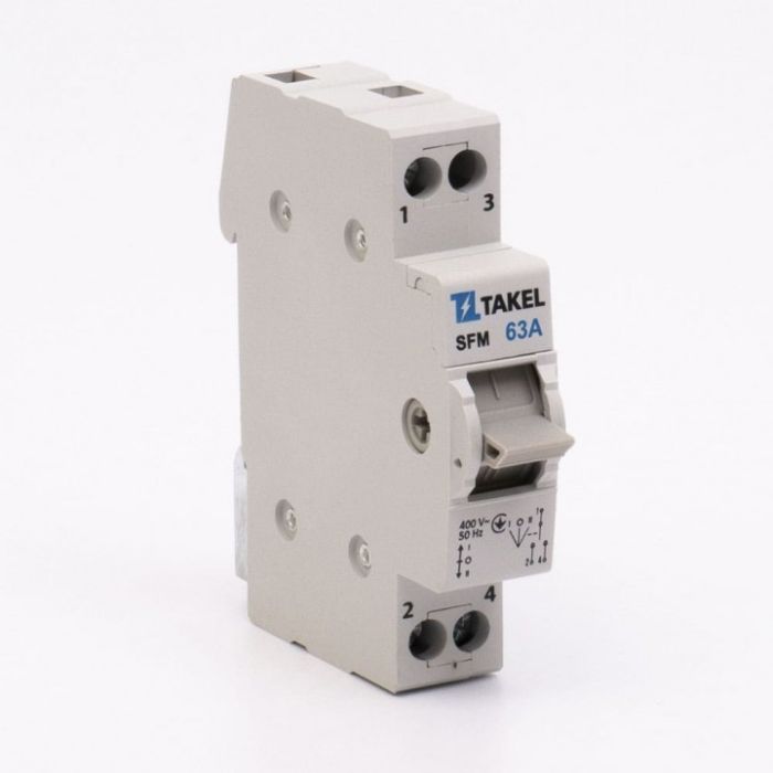 Перемикач навантаження трипозиційний SFM 1P 63A, TAKEL [507805]