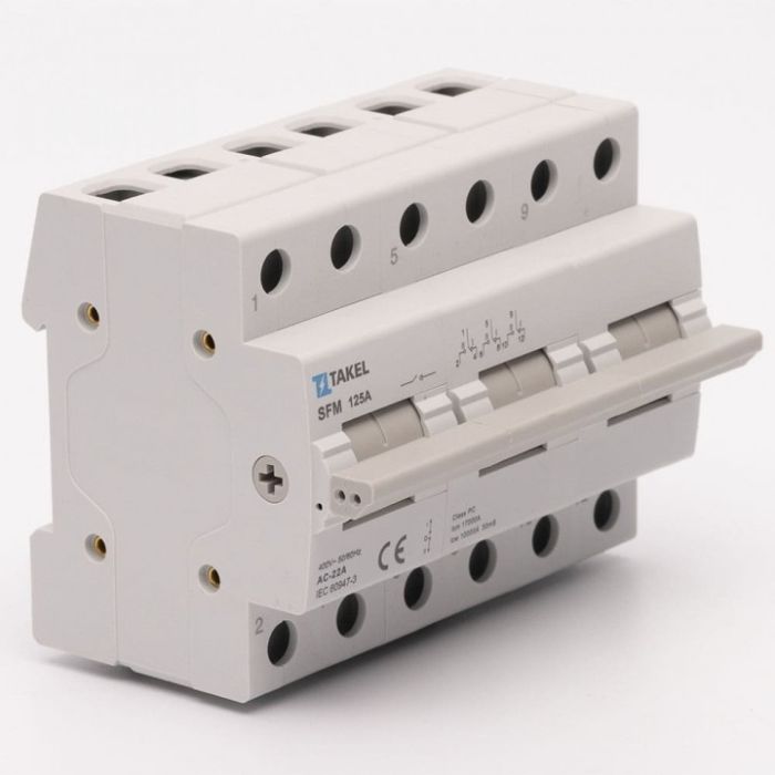 Перемикач навантаження трипозиційний SFM 3P 125A, TAKEL [507828]