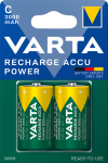 Акумулятор С 3000mAh Recharge 2 шт, Varta [56714101402]