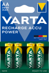 Акумулятор AA 2600mAh Recharge ACCU, BLI 4 NI-MH (READY 2 USE), Varta [5716101404]
