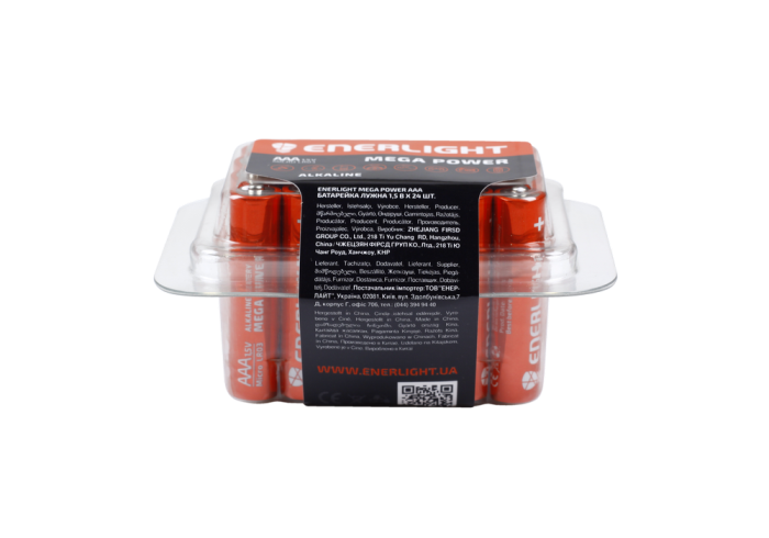 Батарейка Mega Power AAA, BOX 24 шт, Enerlight [90030324]