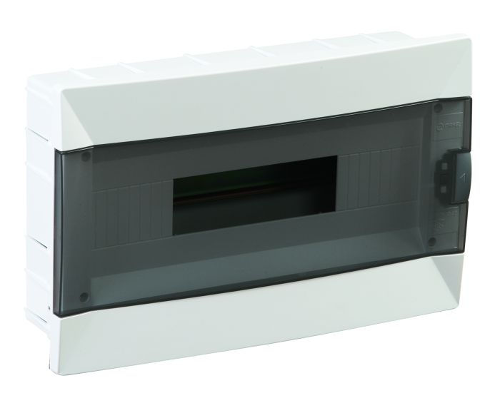 Щит 16-модульний для прихованого монтажу, з прозорими дверцятами, Makel [63016]