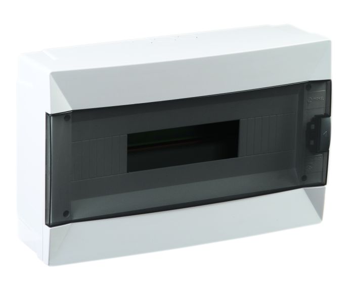 Щит 16-модульний для відкритого монтажу, з прозорими дверцятами, Makel [63116]