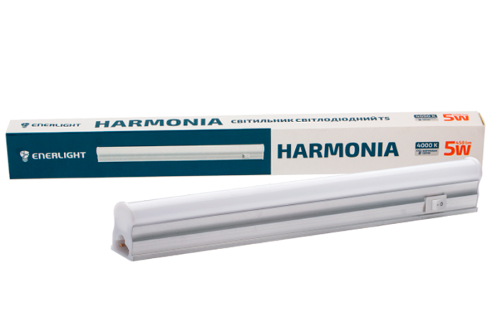 Cвітильник лінійний Harmonia T5 5Вт 4000К, Enerlight [HARMONIA5SMD90W]