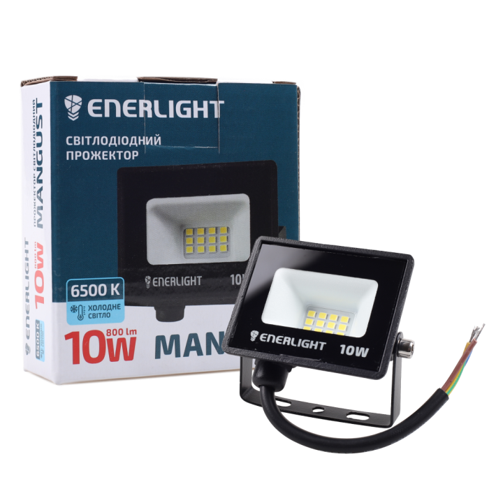 Прожектор Mangust 10Вт 6500K, Enerlight [MANGUST10SMD80С]
