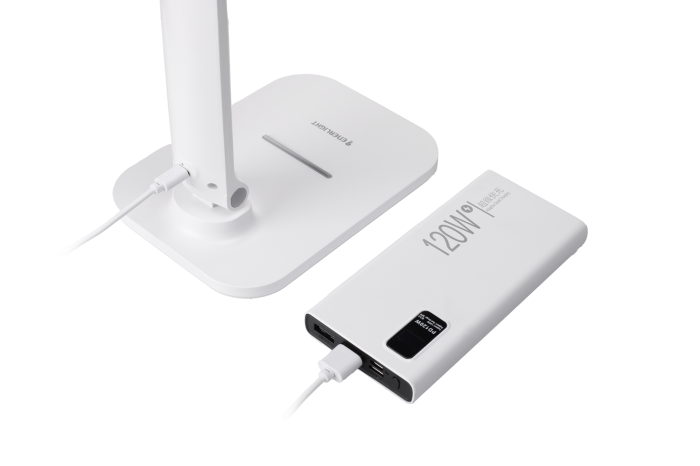 Світильник настільний світлодіодний з акумулятором SONATA 10Вт 3000-6000K, білий, Enerlight [SONATA10SMD50MW]