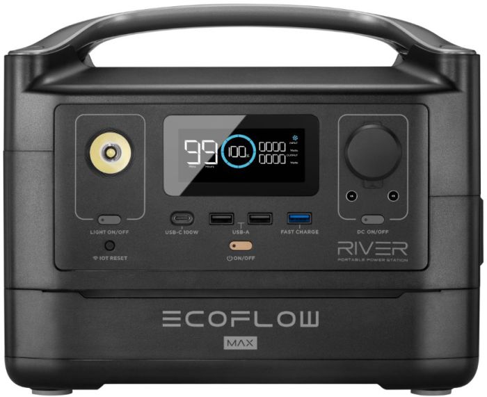 Зарядна станція EcoFlow RIVER Max, 576 Вт/год