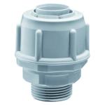 З'єднувач прямий фіксований GW FIT 12G PG11 сірий IP54 GEWISS [DX56412]