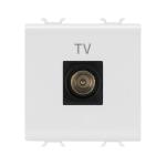 Розетка TV Chorusmart MALE CONN 9.5mm 2M глянцевий білий GEWISS [GW10367]