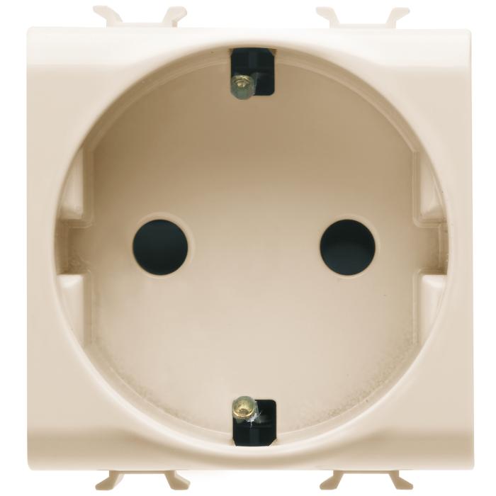 Розетка Chorusmart 2M 2P+E 16A слонова кістка GEWISS [GW11241]