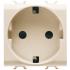 Розетка Chorusmart 2M 2P+E 16A слонова кістка GEWISS [GW11241]