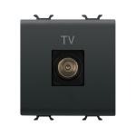 Розетка TV Chorusmart MALE CONN 9.5mm 2M чорний GEWISS [GW12367]