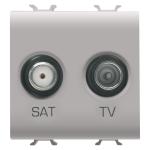 Розетка TV+SAT Chorusmart 2M бежевий GEWISS [GW13383]