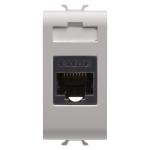 Розетка інтернет Chorusmart RJ45 1M CAT.5E UTP бежевий GEWISS [GW13421]