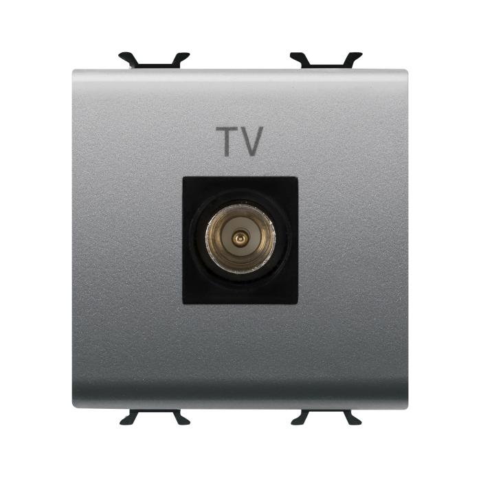 Розетка TV Chorusmart MALE CONN 9.5mm 2M титан GEWISS [GW14367]