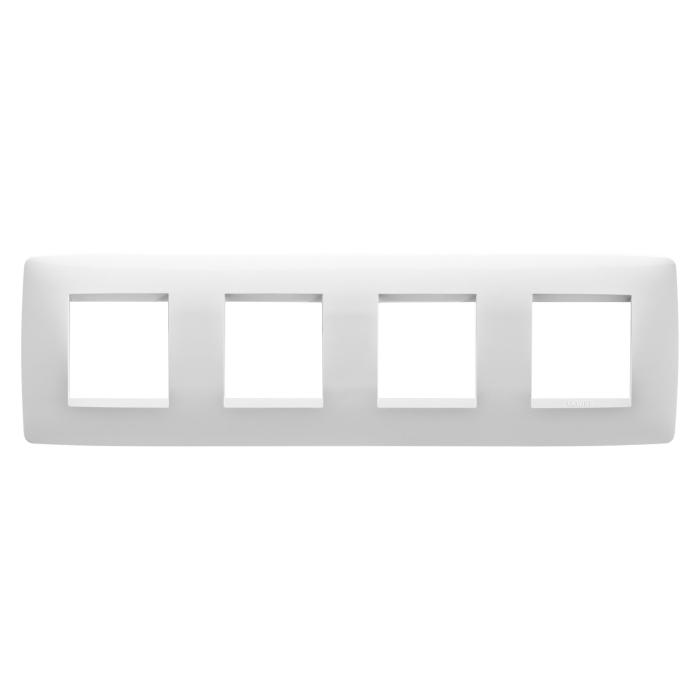 Рамка Chorusmart ONE 2+2+2+2M горизонтальна білий GEWISS [GW16128TB]