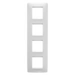 Рамка Chorusmart ONE 2+2+2+2M вертикальна білий GEWISS [GW16129TB]