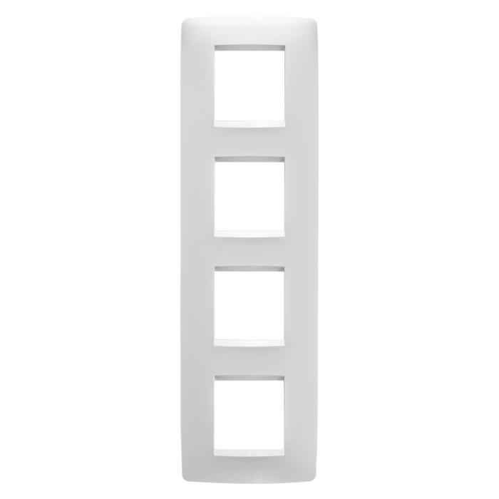 Рамка Chorusmart ONE 2+2+2+2M вертикальна білий GEWISS [GW16129TB]