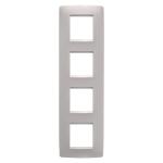 Рамка Chorusmart ONE 2+2+2+2M вертикальна бежевий GEWISS [GW16129VL]
