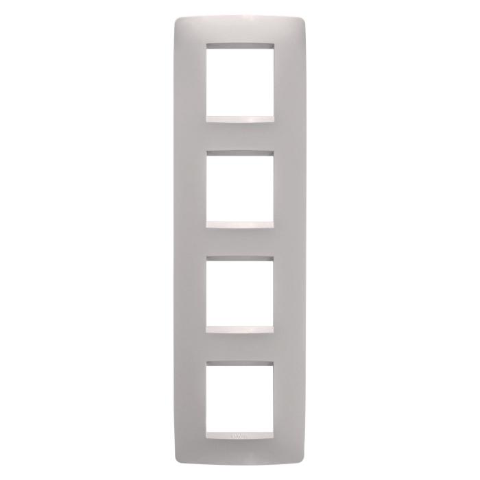 Рамка Chorusmart ONE 2+2+2+2M вертикальна бежевий GEWISS [GW16129VL]