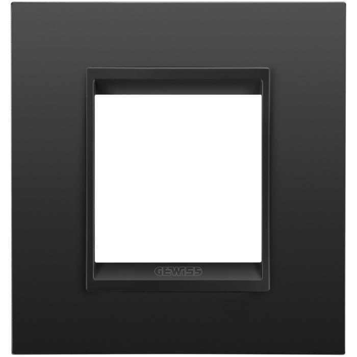 Рамка Chorusmart LUX 2M металева сатин чорний GEWISS [GW16222XM]
