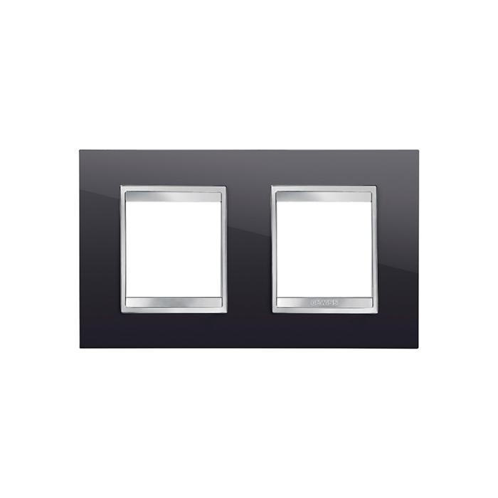 Рамка Chorusmart LUX 2+2M горизонтальна тонер чорний GEWISS [GW16223TN]