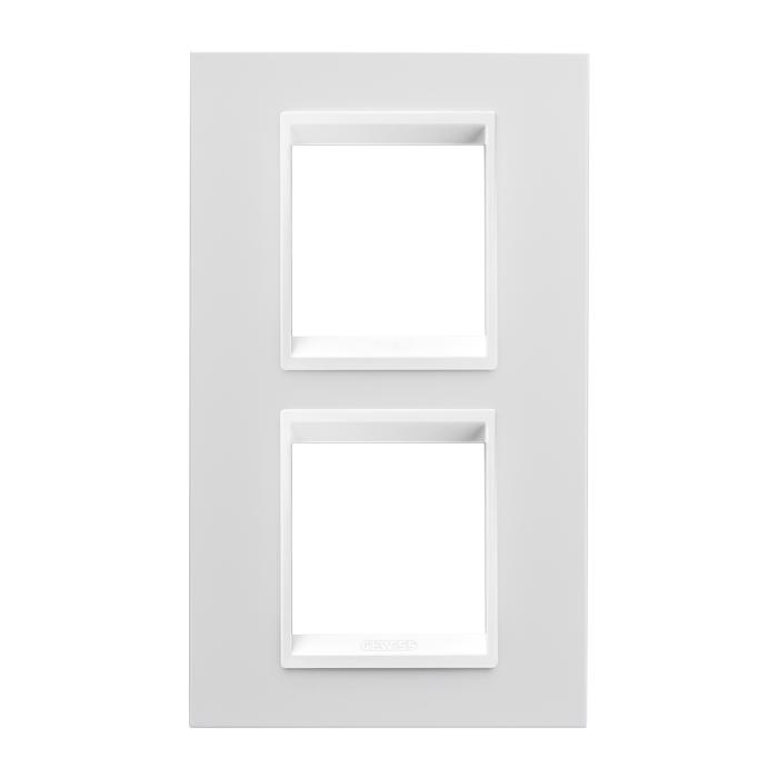 Рамка Chorusmart LUX 2+2M вертикальна монохром білий GEWISS [GW16224YB]