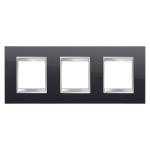 Рамка Chorusmart LUX 2+2+2M горизонтальна тонер чорний GEWISS [GW16226TN]