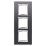 Рамка Chorusmart LUX 2+2+2M вертикальна сланець GEWISS [GW16227VA]