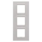 Рамка Chorusmart LUX 2+2+2M вертикальна металева натуральний беж GEWISS [GW16227XL]
