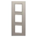 Рамка Chorusmart LUX 2+2+2M вертикальна матовий алюміній GEWISS [GW16227XS]