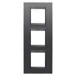 Рамка Chorusmart LUX 2+2+2M вертикальна сланець абсолют GEWISS [GW16227YA]