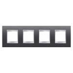 Рамка Chorusmart LUX 2+2+2+2M горизонтальна сланець GEWISS [GW16228VA]