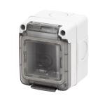 Герметичний корпус горизонтальний  27 COMBI 2М IP65 сірий GEWISS [GW27062]