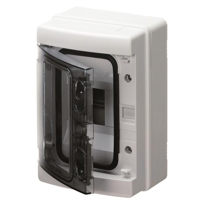 Корпус пластиковий 40 CD навісний 4М (143x210x100) прозорі дверцята ІР65 GEWISS [GW40101]
