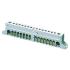 Клемна колодка PEN 125А 2х(1x25+7x10) 8м для пласт корпусів GEWISS [GW40401]