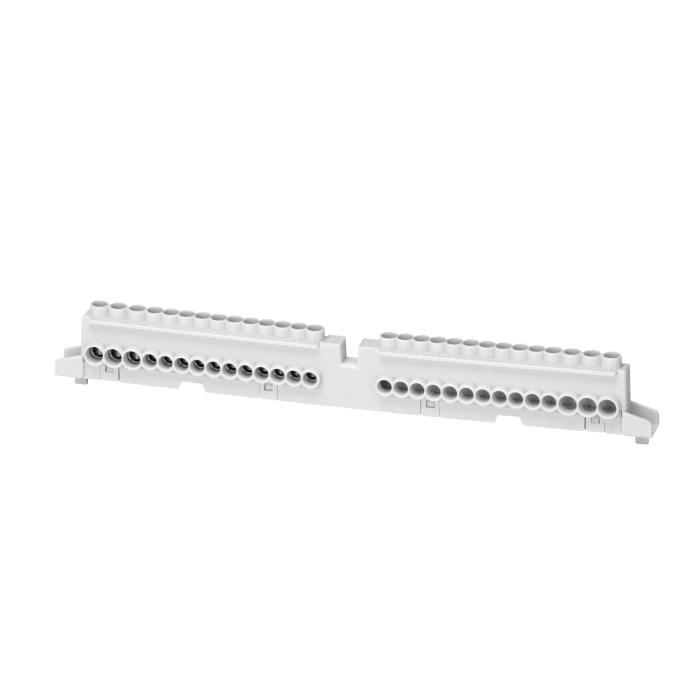 Клемна колодка PEN 80A (3x16+17x10) 18м для пластикових корпусів GEWISS [GW40418U]