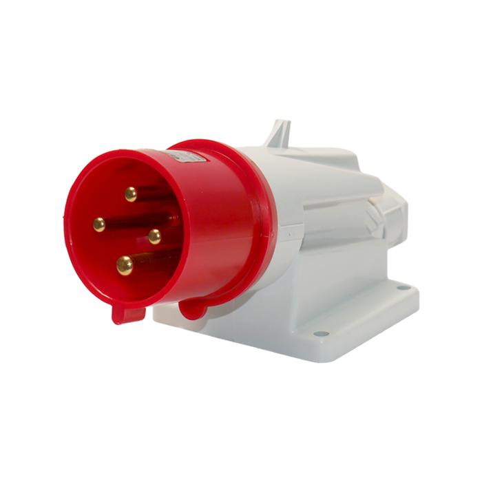 Вилка стаціонарна 90° IEC 309 HP IP44 3P+E 32A 400V 6H GEWISS [GW60419]