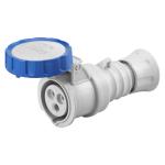 Розетка переносна IEC 309 HP IP67 2P+E 32A 230V 6H GEWISS [GW62037H]