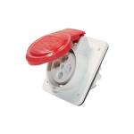 Розетка вбудована 10° IEC 309 HP IP44 3P+E 16A 400V 6H GEWISS [GW62209H]