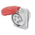 Розетка вбудована 10° IEC 309 HP IP44 3P+N+E 16A 400V 6H GEWISS [GW62210H]