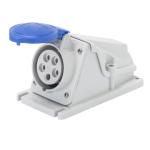 Розетка стаціонарна 90° IEC 309 HP IP44 2P+E 32A 230V 6H GEWISS [GW62488]